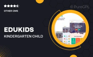 Edukids – Kindergarten & Child Care Elementor Template Kit