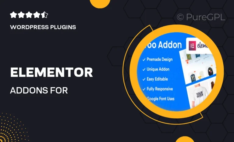 elementor addons for woocommerce product