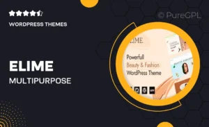 Elime – Multipurpose Cosmetics & Fashion WordPress Theme