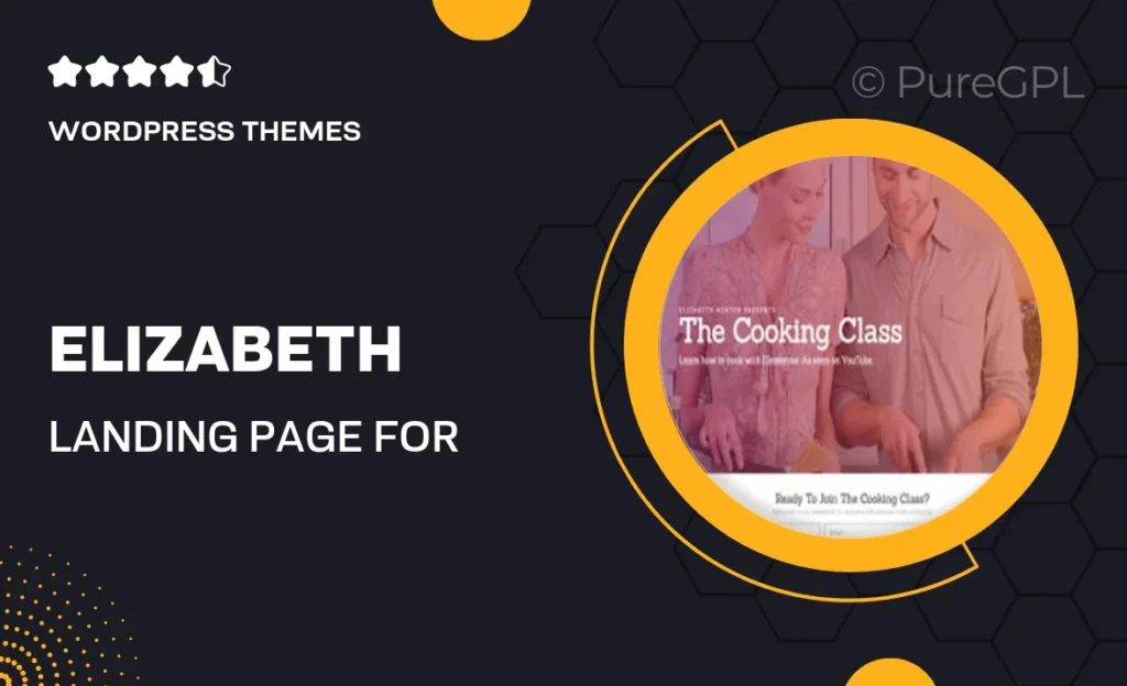 Elizabeth – Landing Page For Workshops 37 Elizabeth – Landing Page For Workshops
