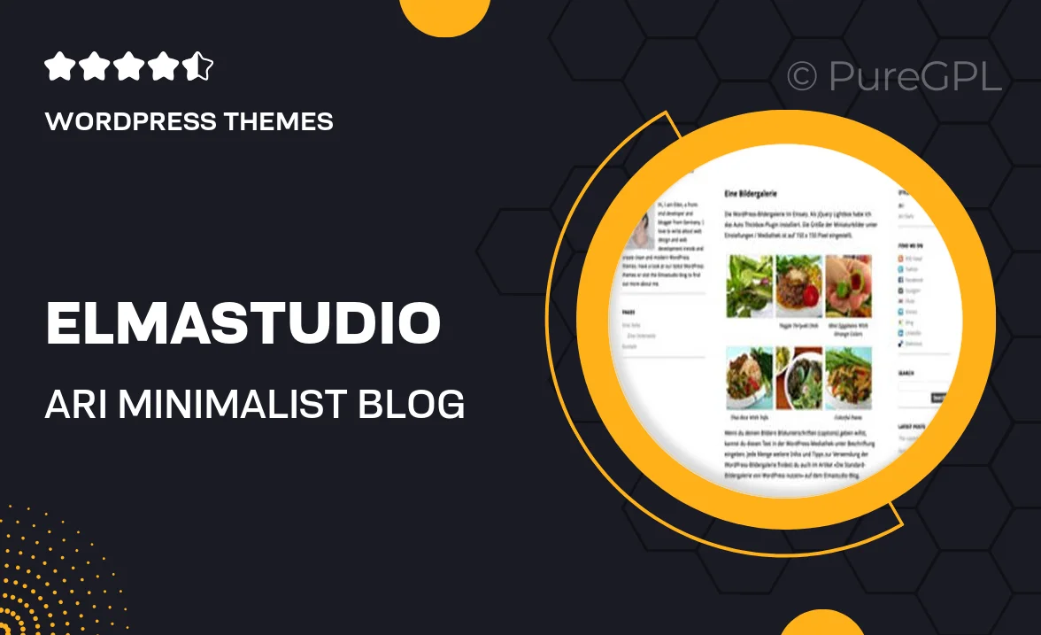 Elmastudio | Ari – Minimalist Blog