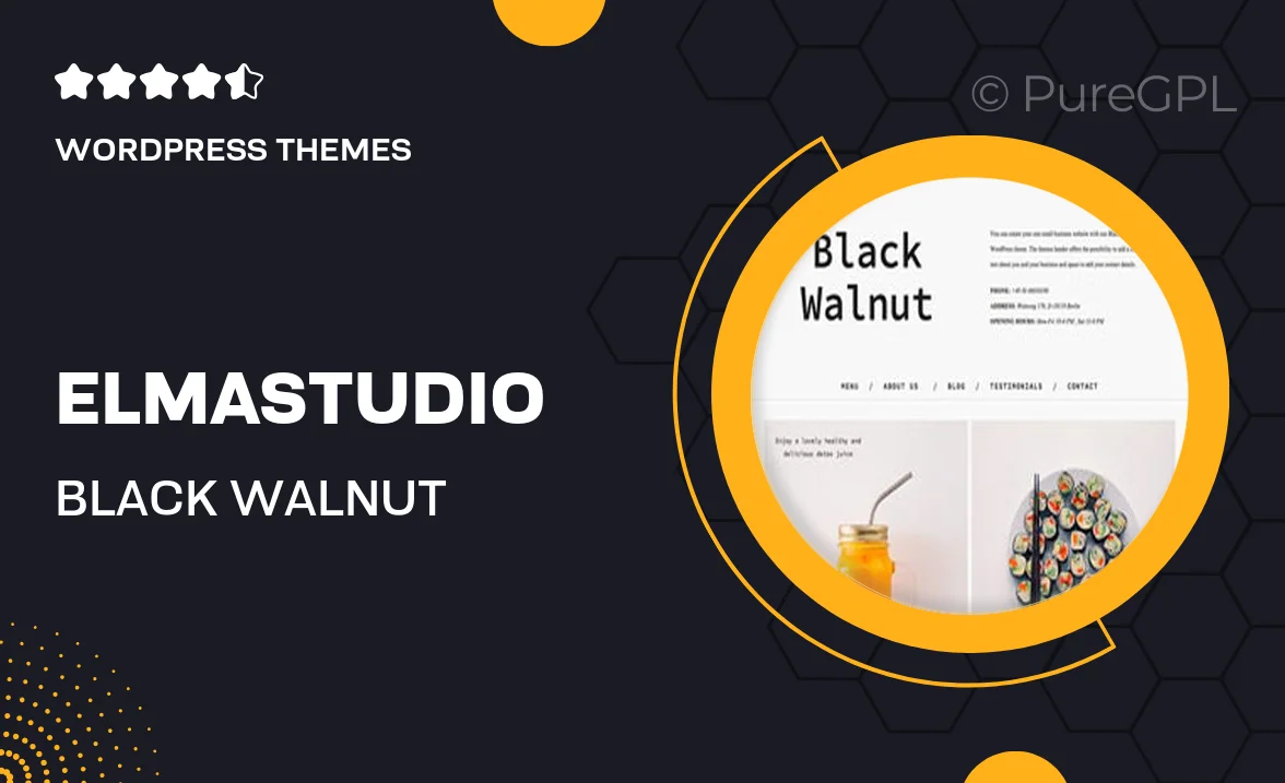 Elmastudio | Black Walnut – Business