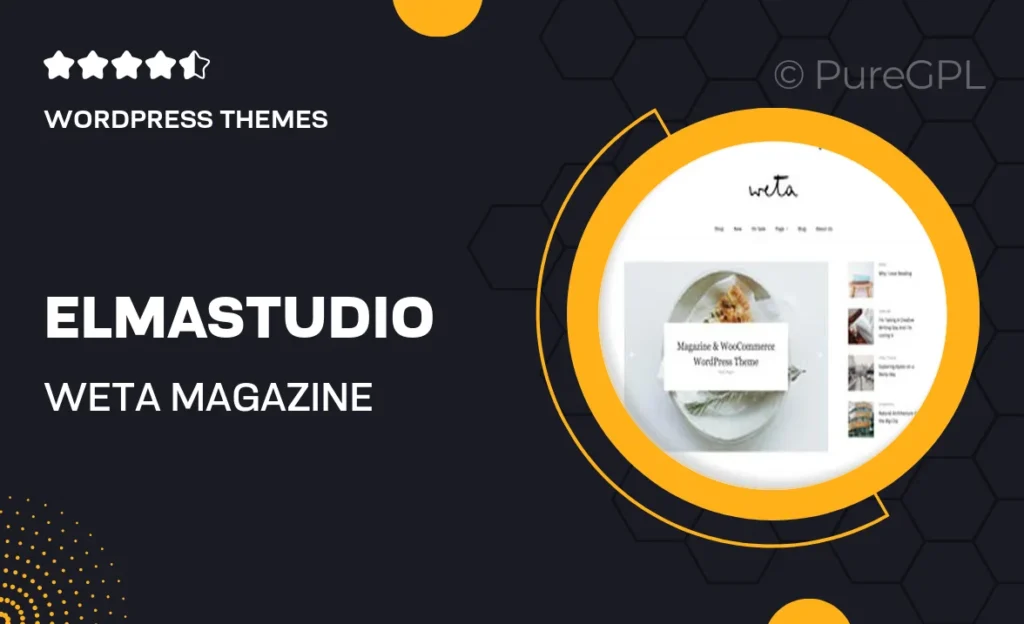 Elmastudio | Weta – Magazine, eCommerce