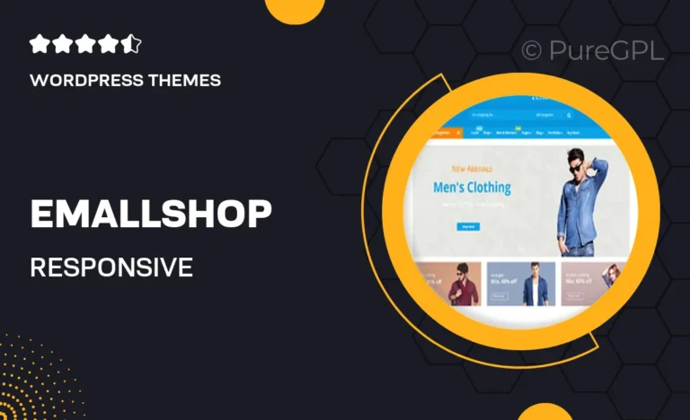 emallshop responsive woocommerce wordpress theme