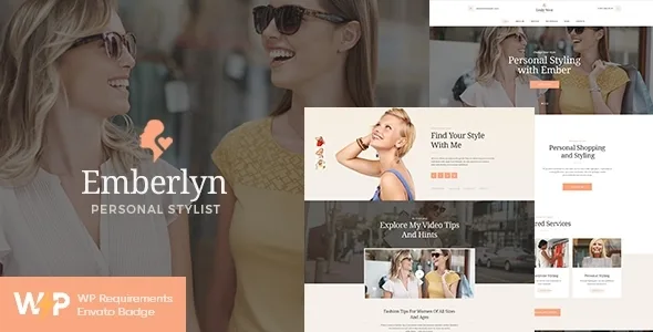 emberlyn personal stylist fashion clothing wordpress theme 1
