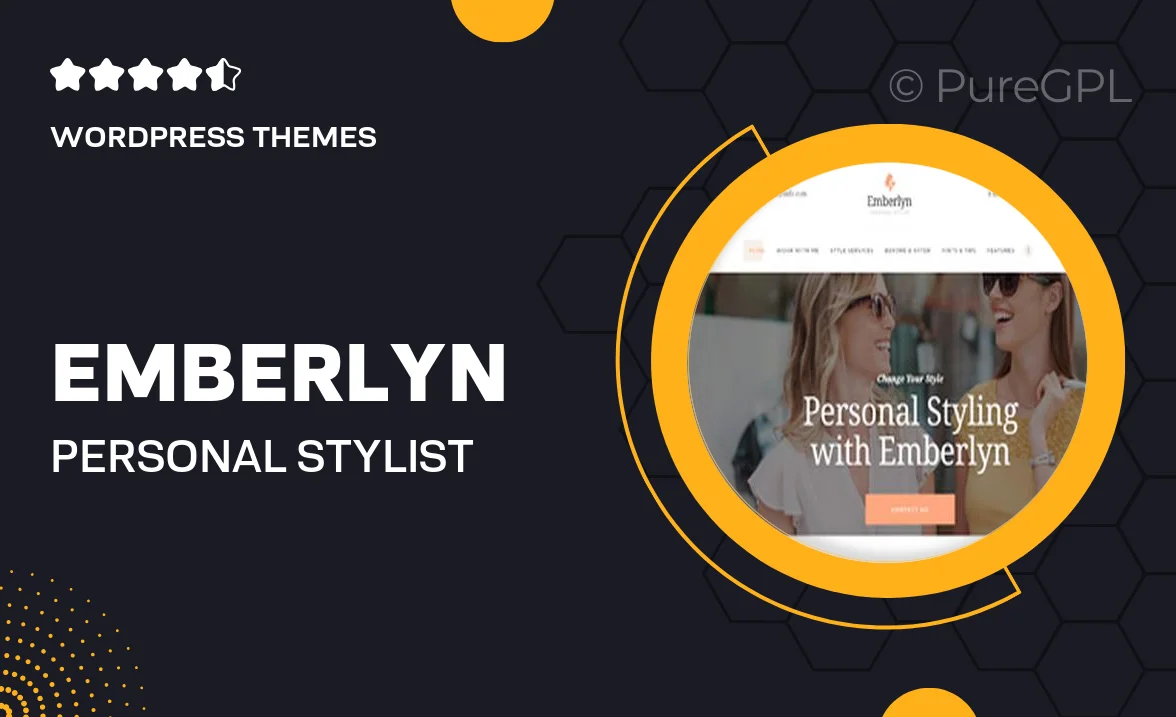 Emberlyn | Personal Stylist & Fashion Clothing WordPress Theme