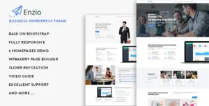 Enzio – Responsive Business WordPress Theme