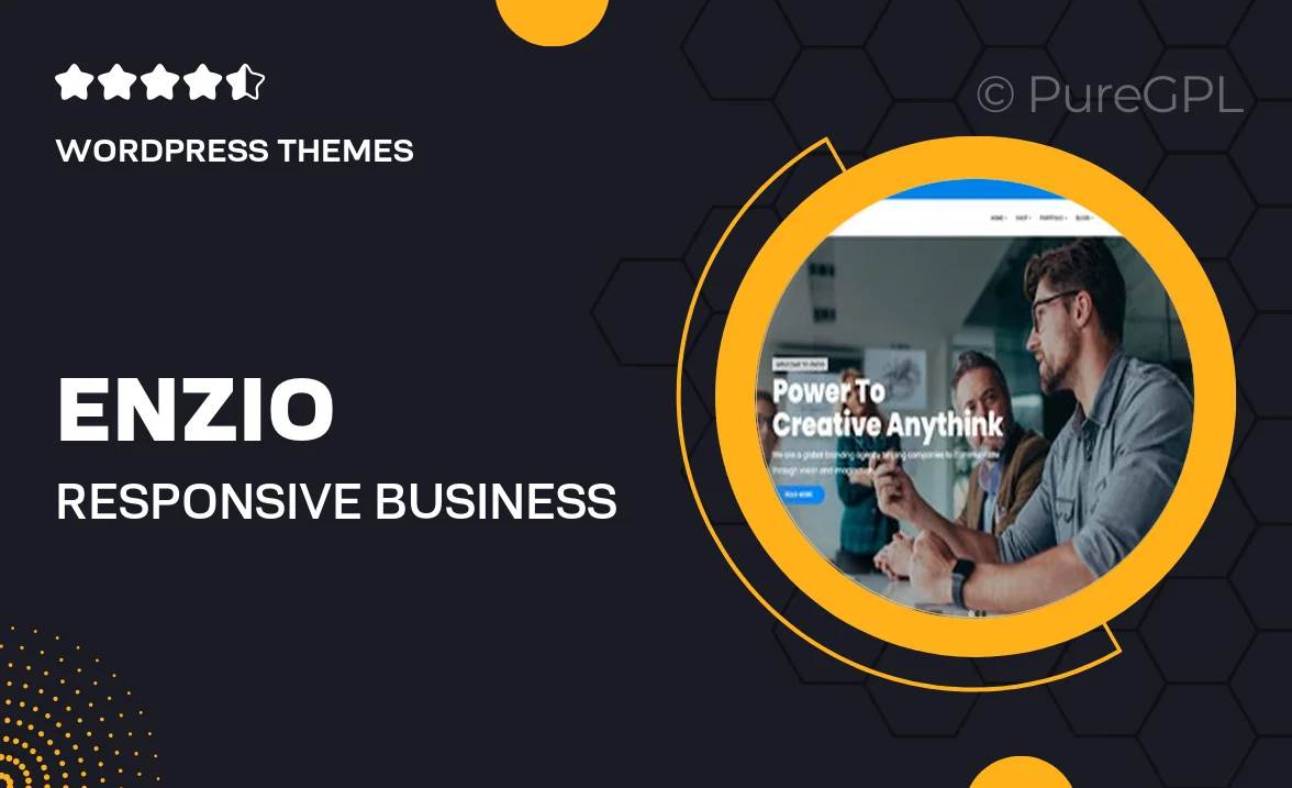 Enzio – Responsive Business WordPress Theme