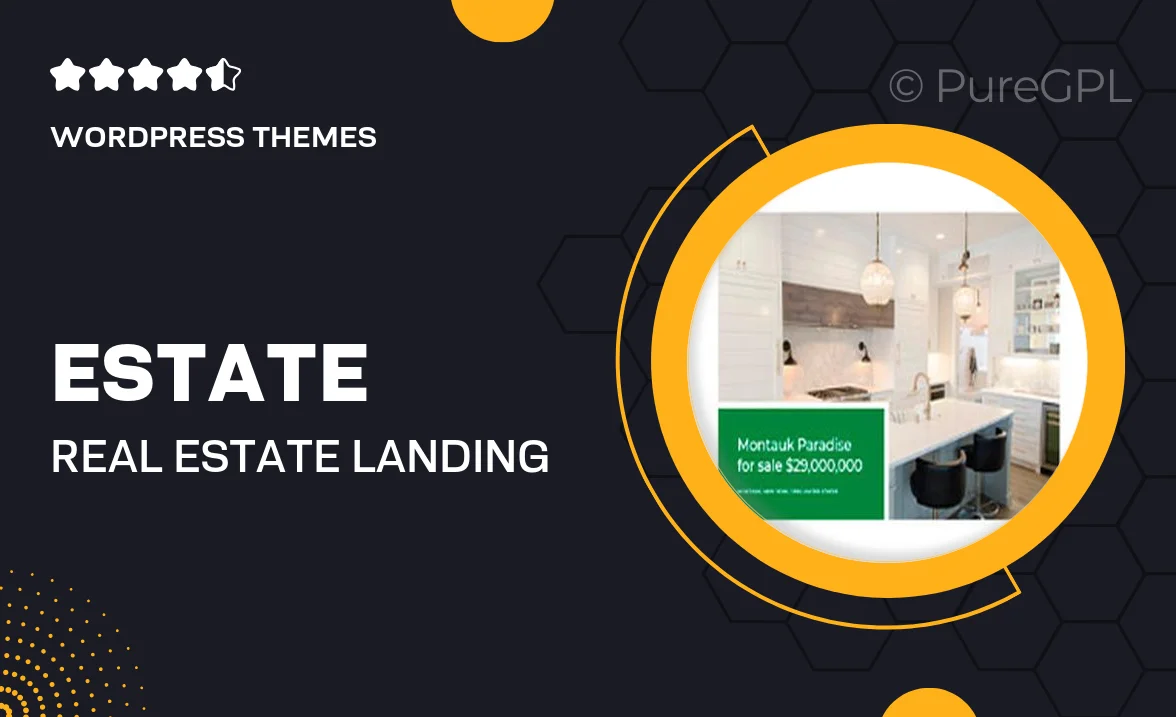 Estate – Real Estate Landing Page