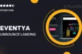 Eventya – Unbounce Landing Page