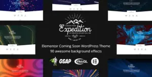 Expedition – Elementor Coming Soon WordPress Theme