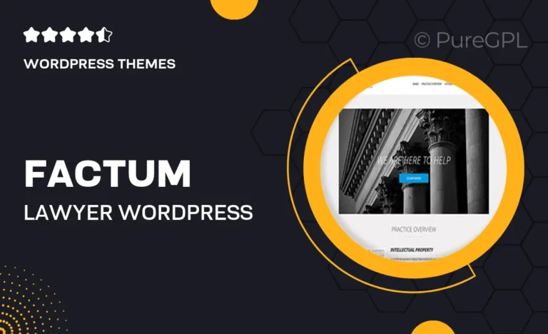 factum lawyer wordpress theme