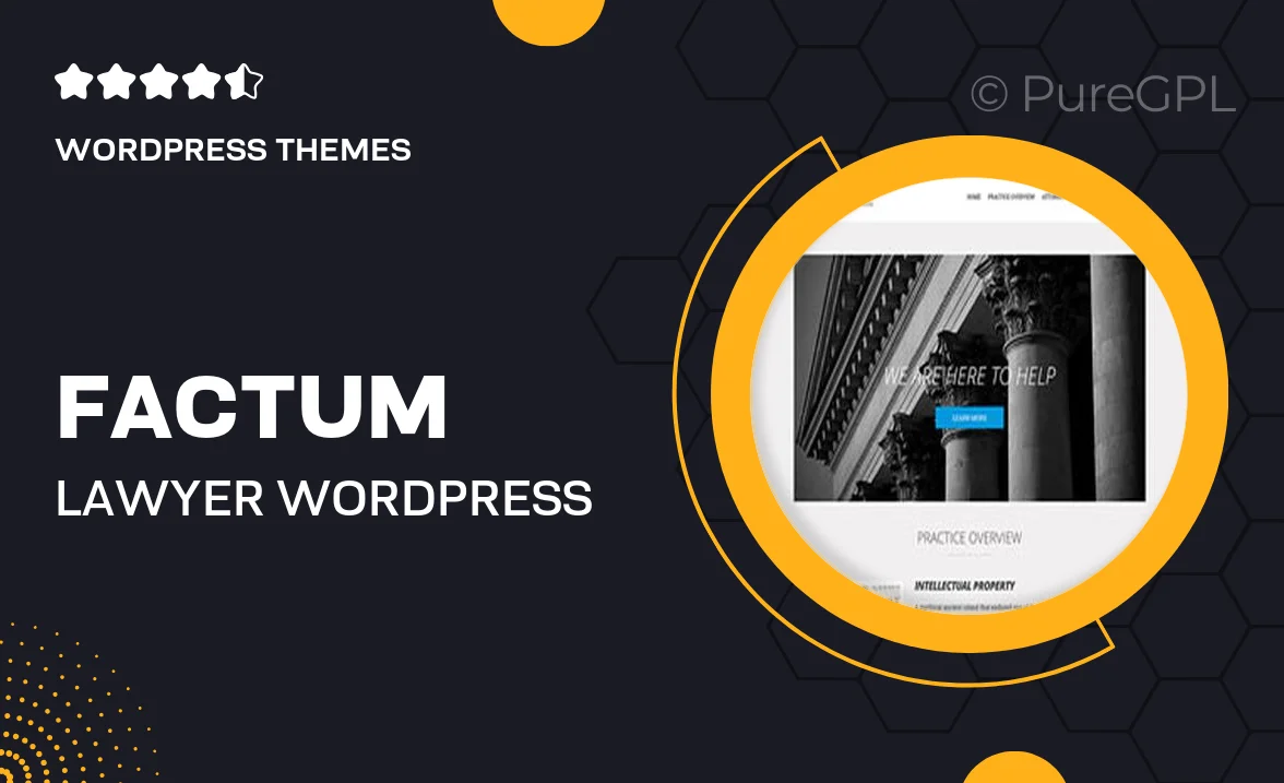 Factum – Lawyer WordPress Theme