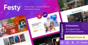 Festy – Theme Park, Circus & Festival WordPress Theme