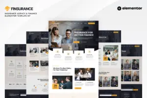 Finsurance – Insurance Agency & Finance Elementor Template Kit