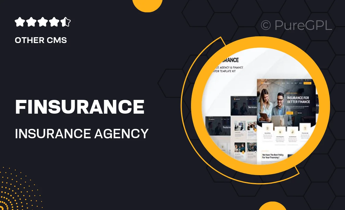 Finsurance – Insurance Agency & Finance Elementor Template Kit