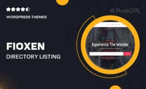 Fioxen – Directory Listing WordPress Theme