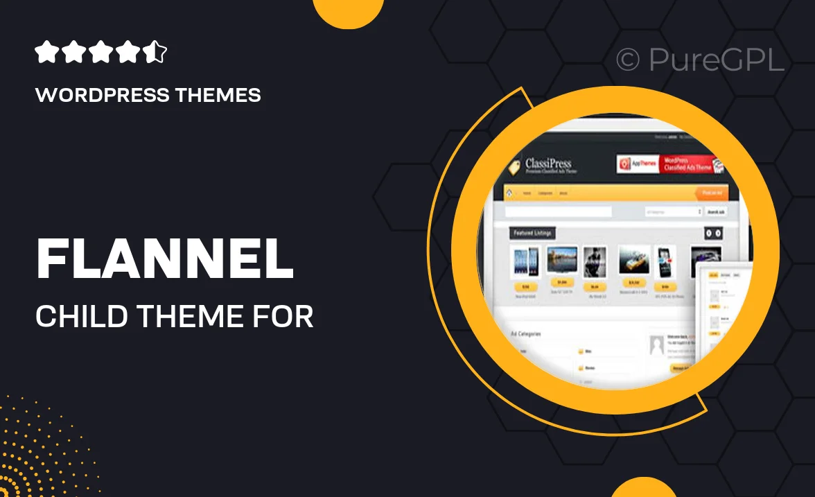 Flannel – Child Theme for ClassiPress