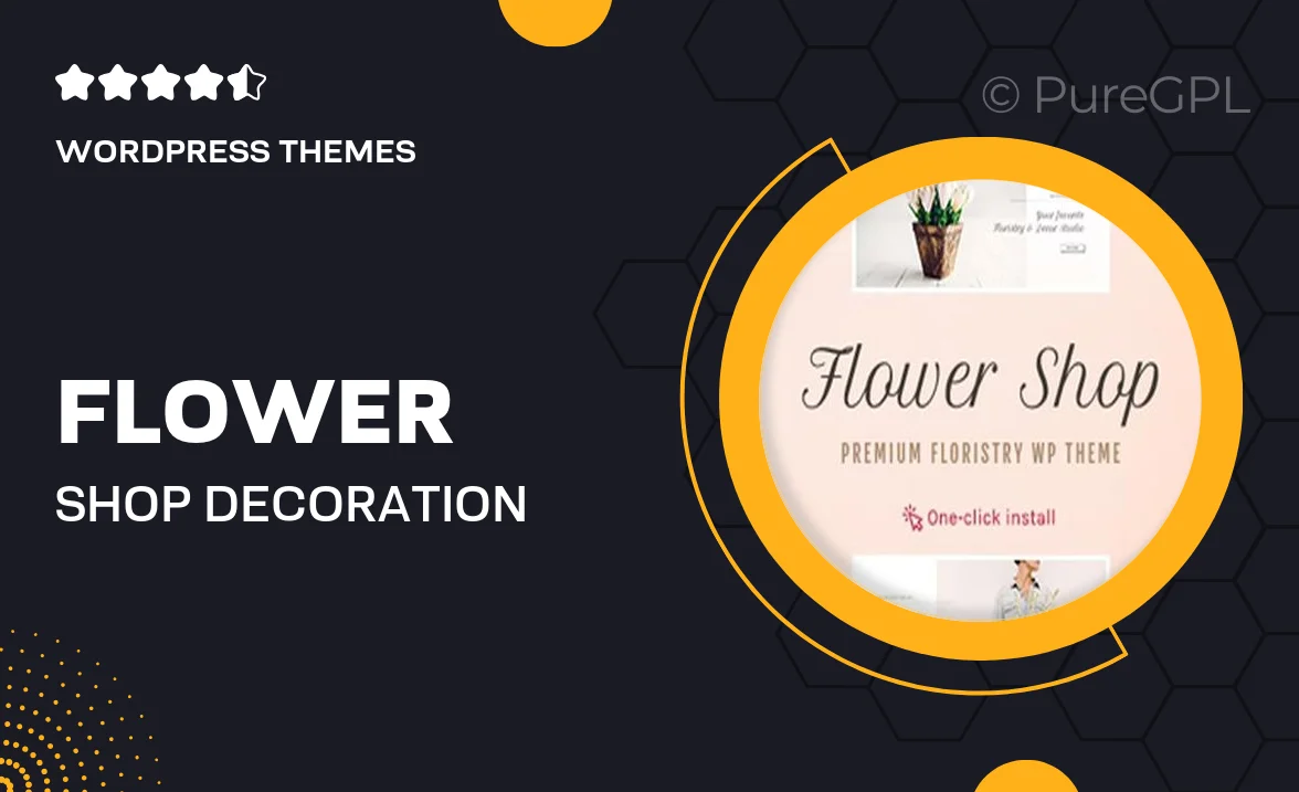Flower Shop – Decoration Store and Floristic WordPress Theme
