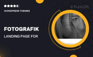 Fotografik – Landing Page For Photographers