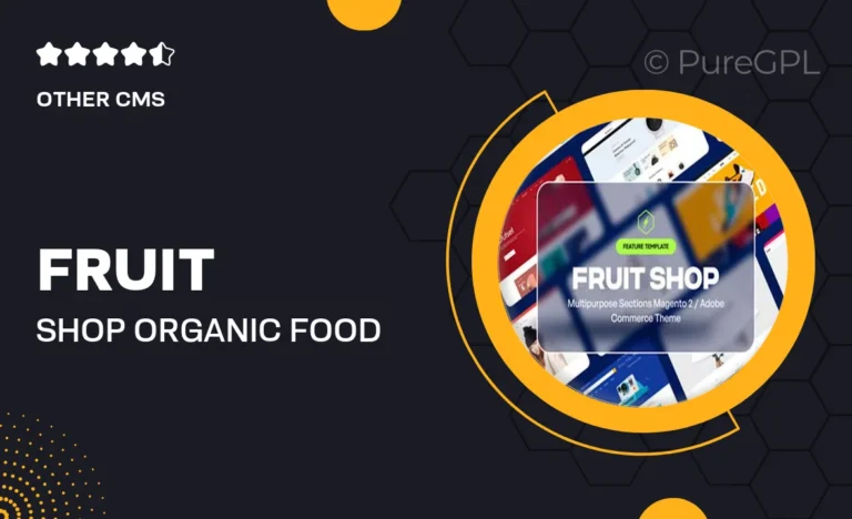 fruit shop organic food responsive magento 2