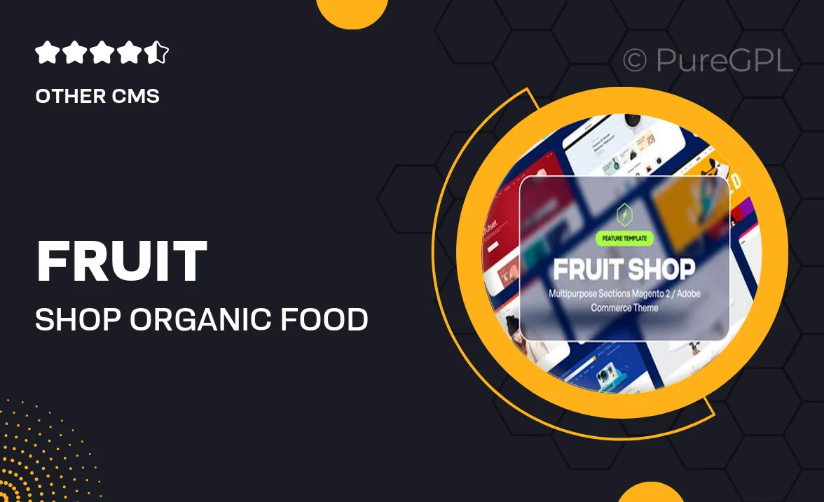 Fruit Shop – Organic Food Responsive Magento 2