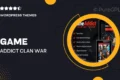 Game Addict – Clan War Gaming Theme