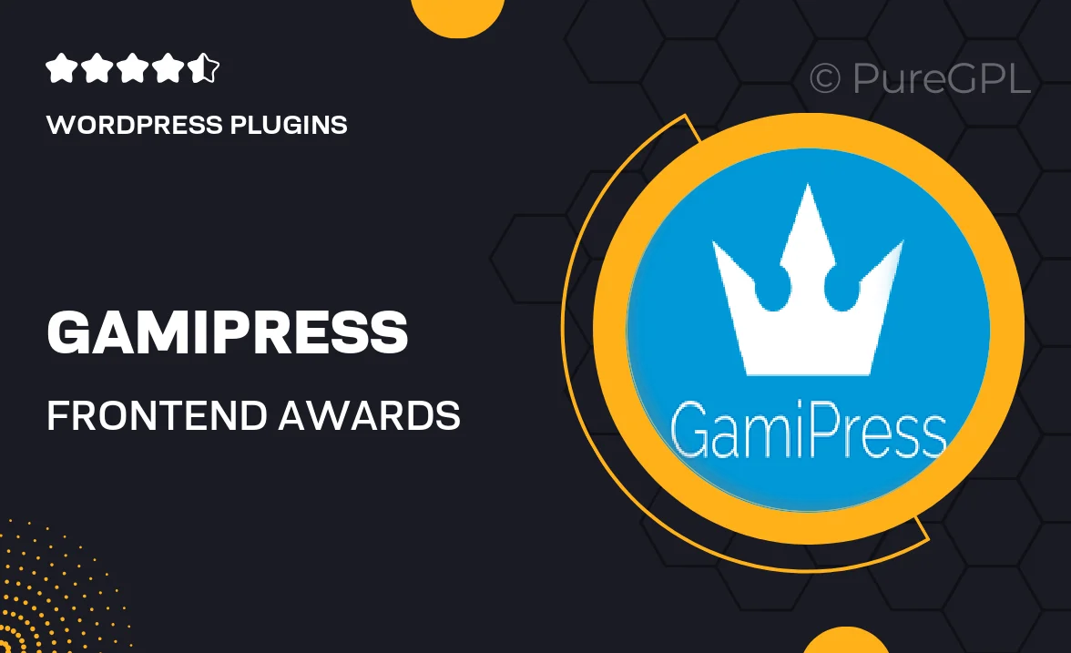 Gamipress | Frontend Awards