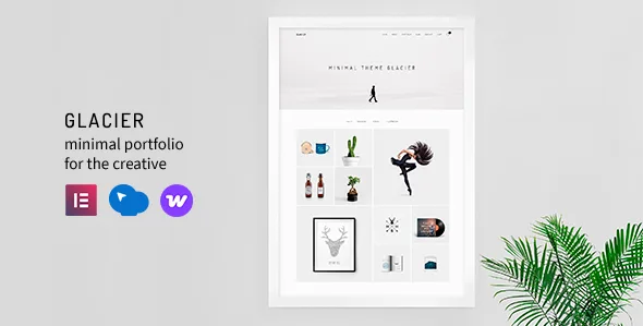 Glacier – Minimal WordPress Portfolio Theme