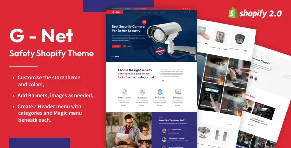 gnet cctv home automation store shopify theme 1