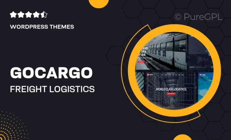 gocargo freight logistics transportation wordpress theme