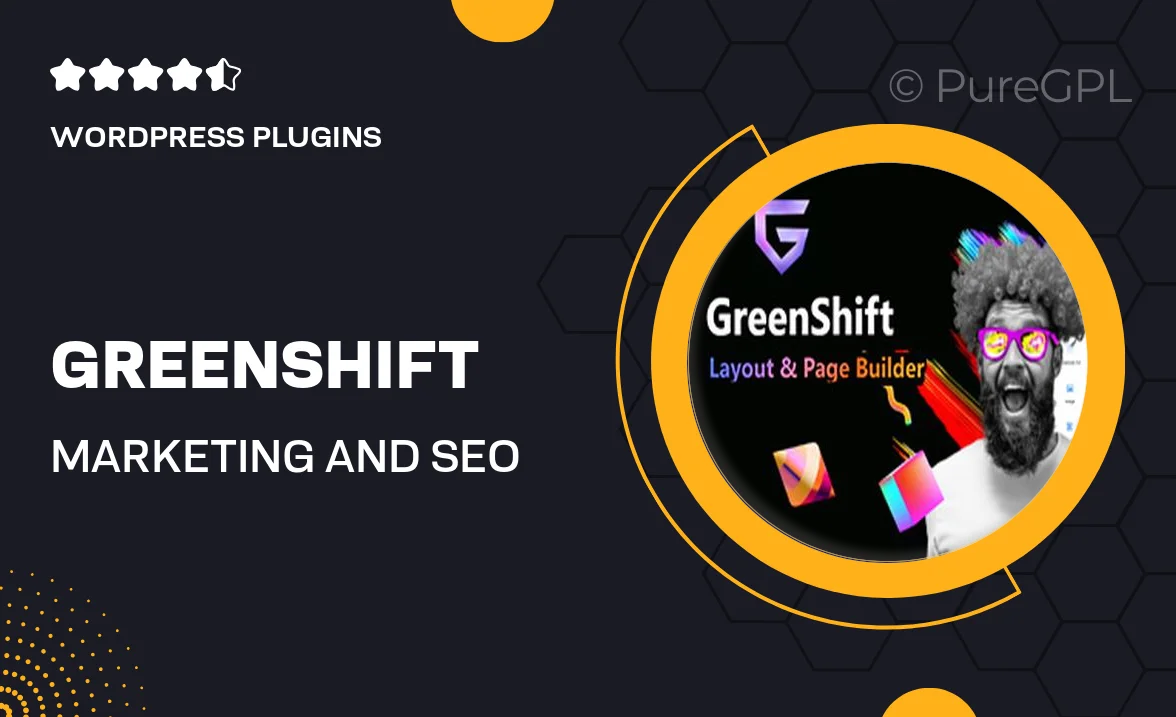 Greenshift | Marketing and SEO Addon