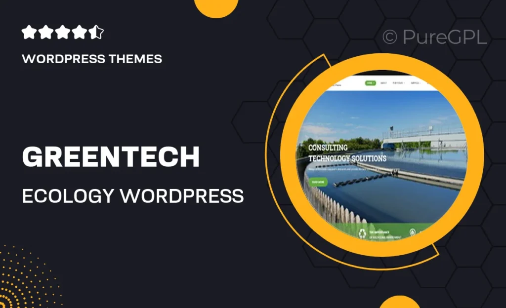 GreenTech – Ecology WordPress Theme