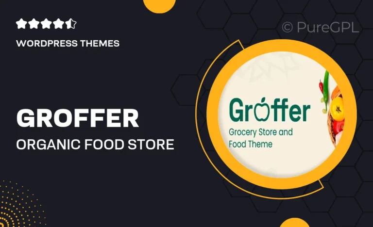 groffer organic food store theme