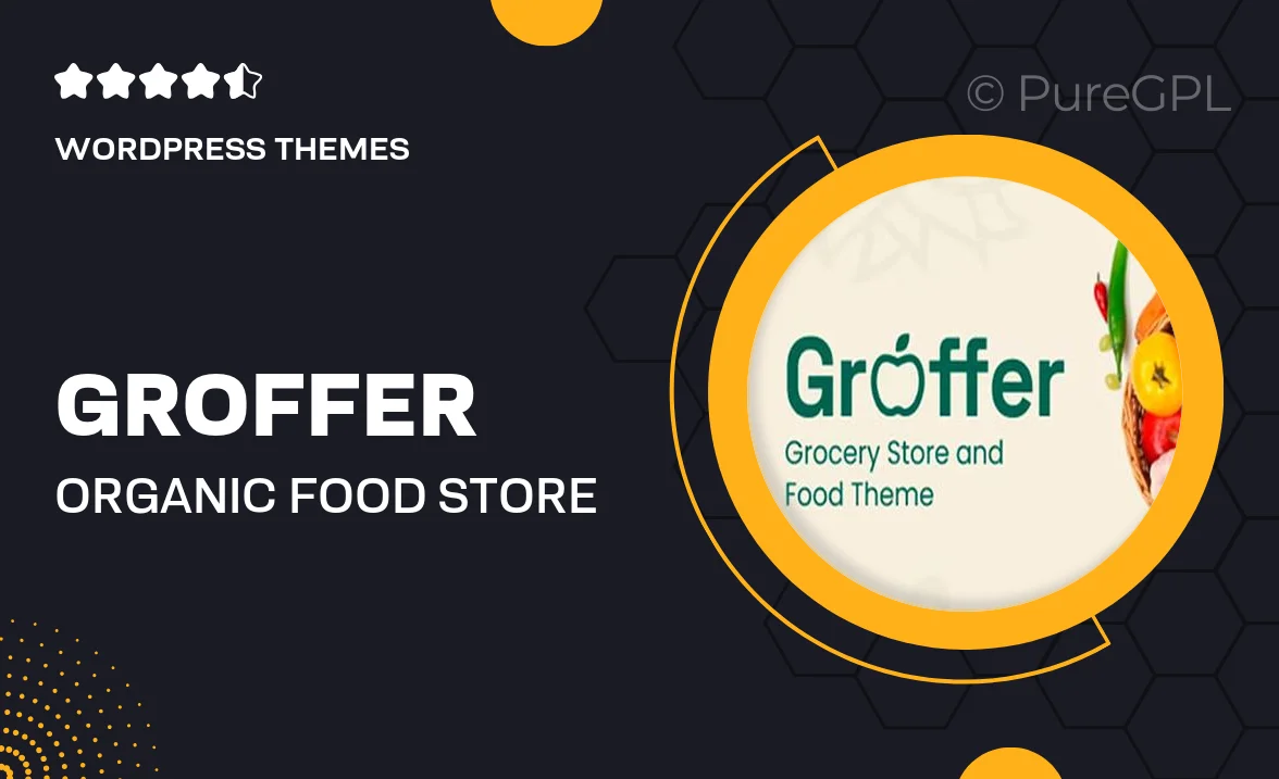 Groffer – Organic Food Store Theme