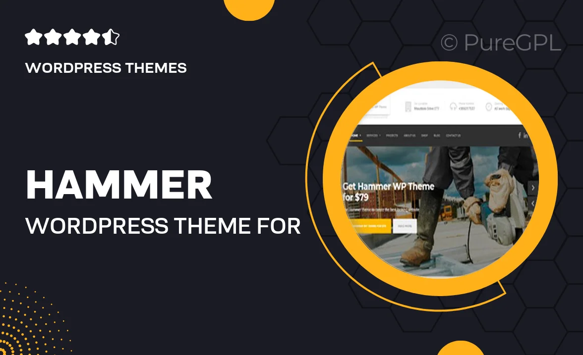 Hammer – WordPress Theme for Construction and Building Business