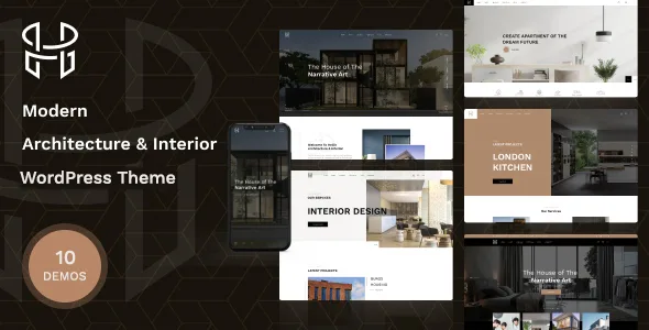 hellix modern architecture interior design wordpress theme 1