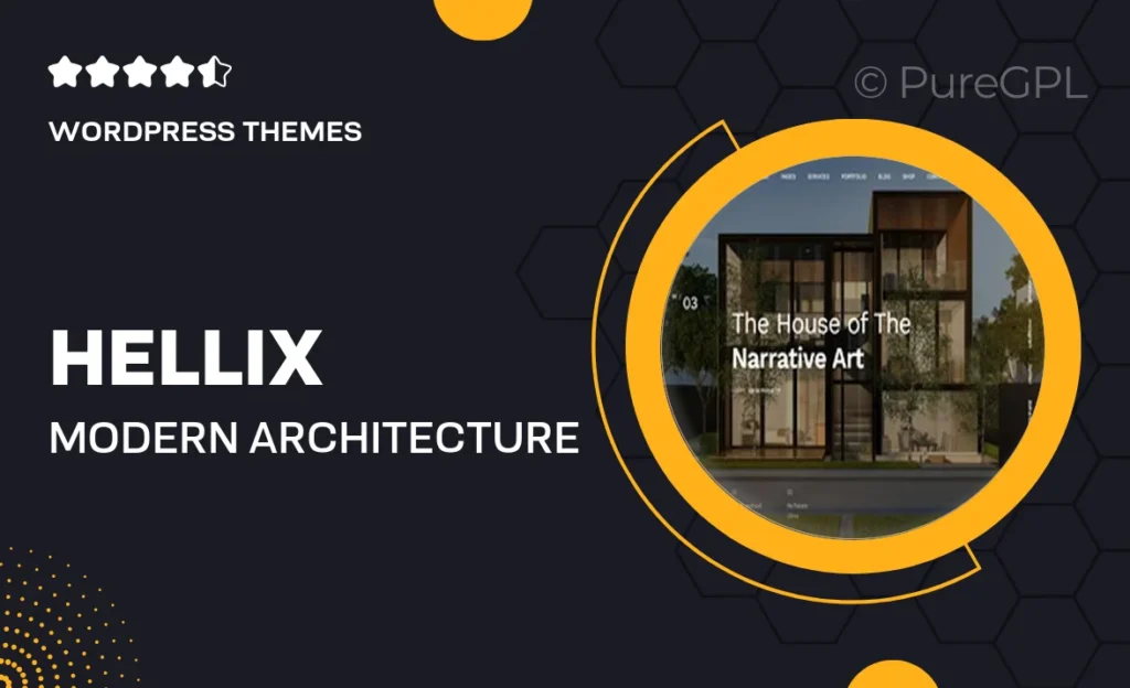 Hellix – Modern Architecture & Interior Design WordPress Theme