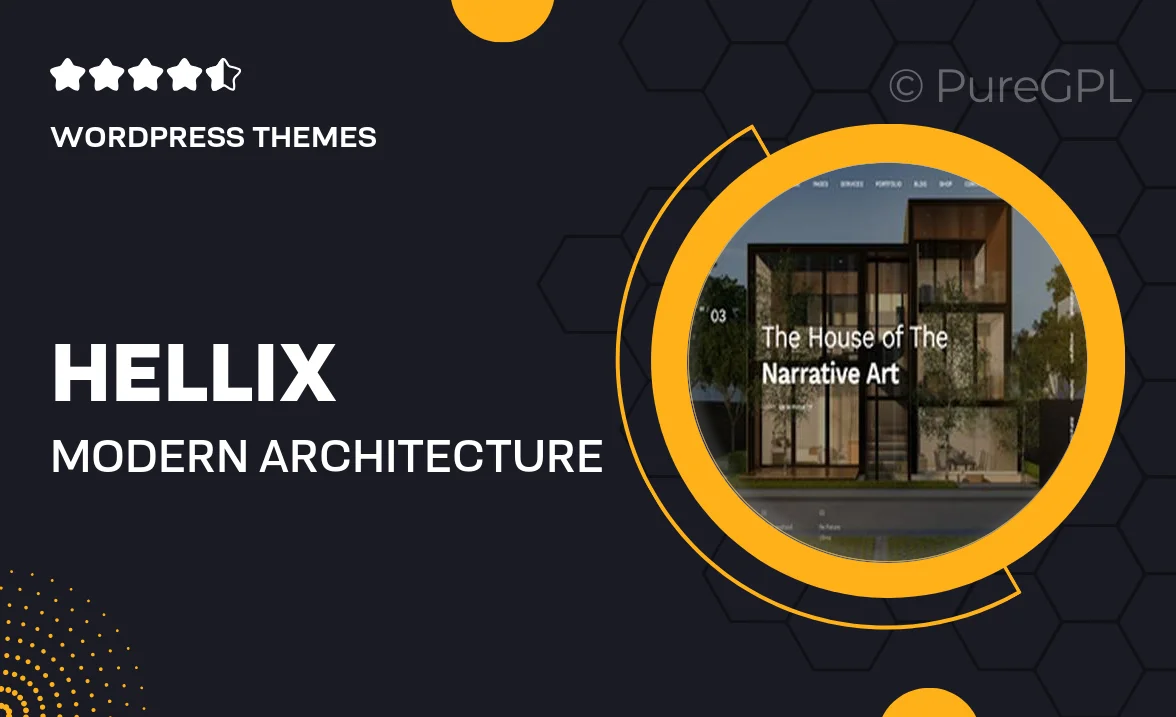 Hellix – Modern Architecture & Interior Design WordPress Theme
