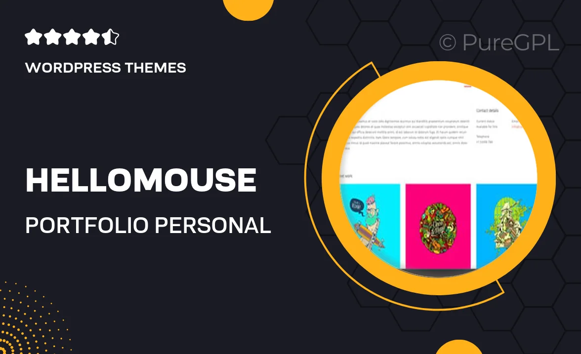Hellomouse – Portfolio Personal Theme