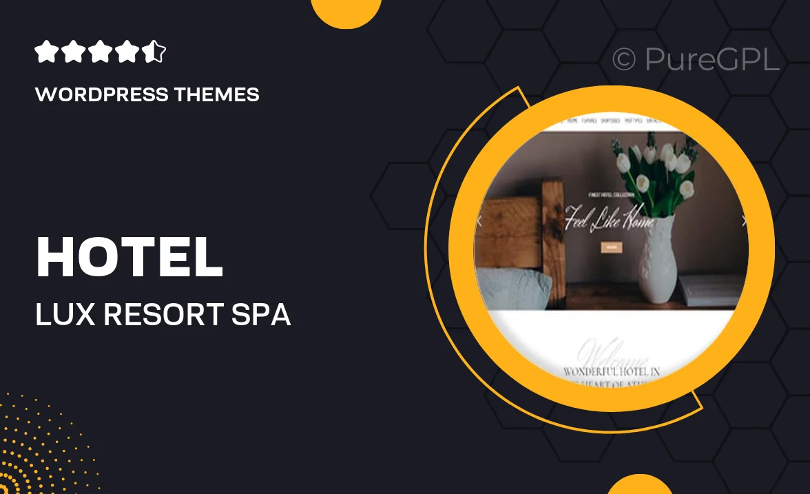 Hotel Lux – Resort & SPA WordPress Theme