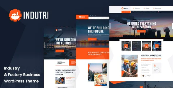indutri factory industrial wordpress theme 1