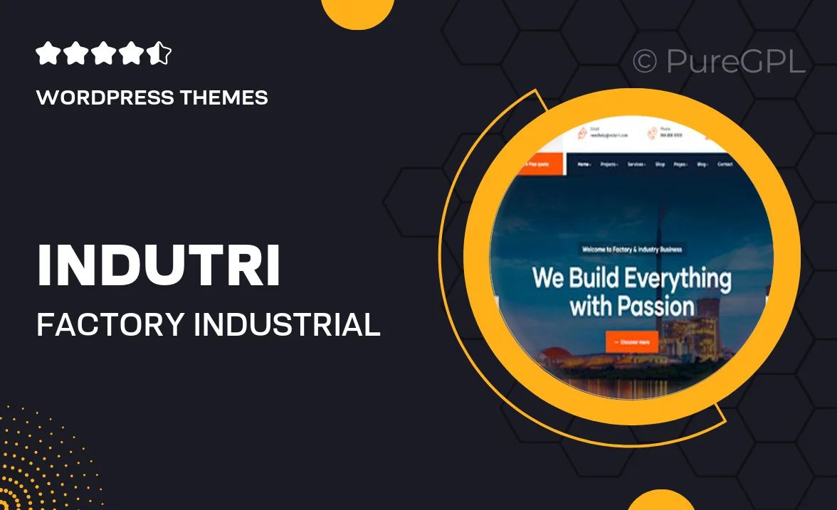 Indutri – Factory & Industrial WordPress Theme