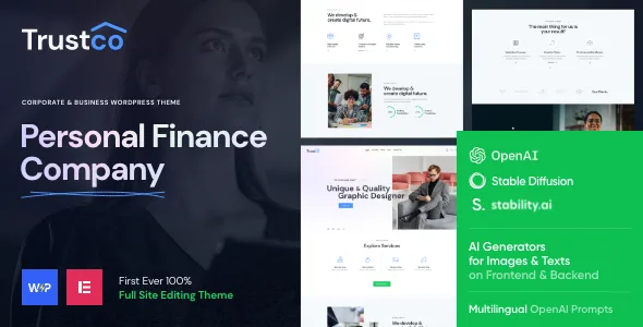 Insurance Agency, Finance & Business WordPress Theme