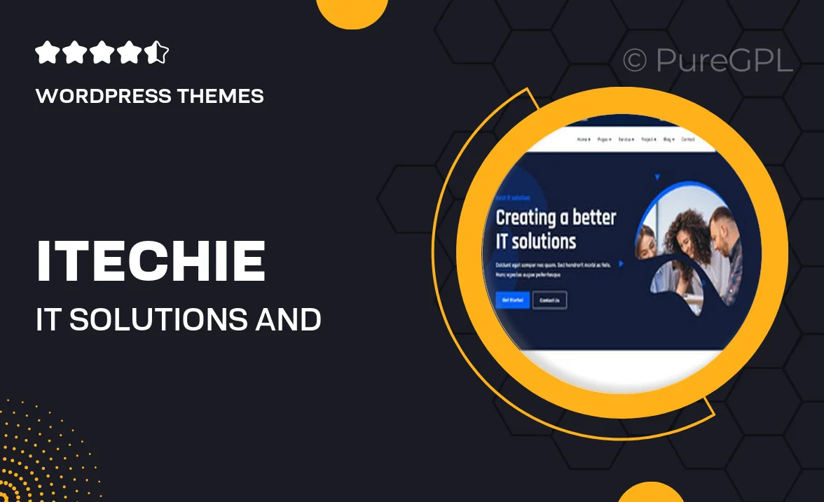 Itechie – IT Solutions and Services WordPress Theme