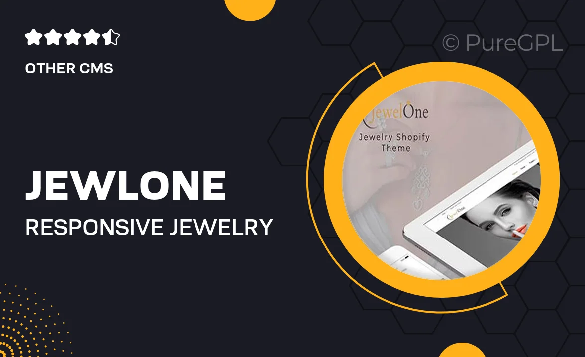 Jewlone – Responsive Jewelry Shopify theme