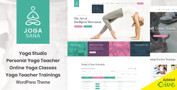 Jogasana – Yoga Oriented WordPress Theme