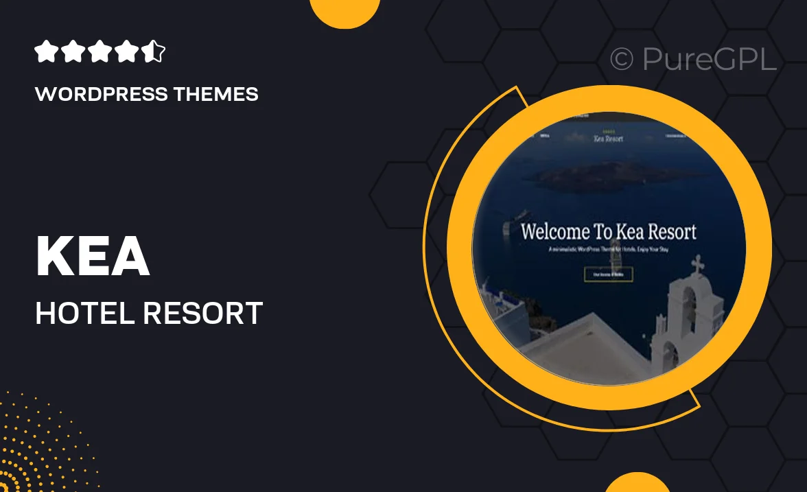 Kea – Hotel & Resort WordPress Theme
