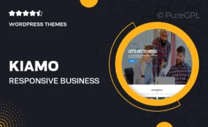 Kiamo – Responsive Business Service WordPress Theme