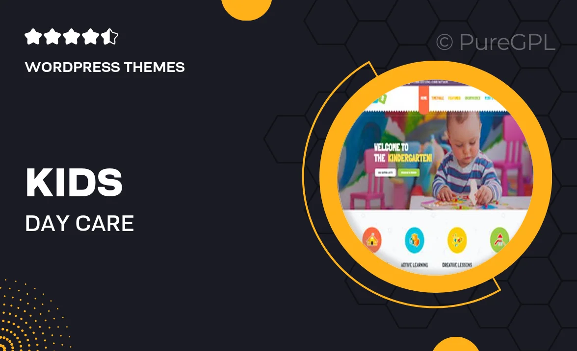 Kids – Day Care & Kindergarten WordPress Theme for Children